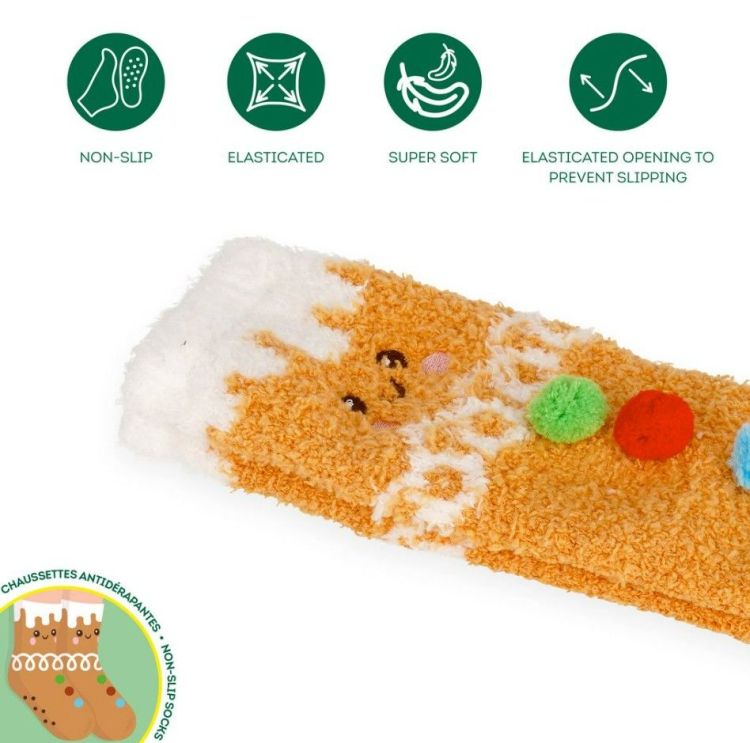 Legami Non-slip sokken - Gingerbread (35-42)