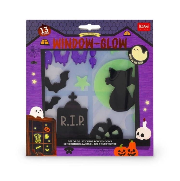 Legami Raamdecoratie - Halloween - Window-Glow - Boo! Legami Raamdecoratie - Halloween - Window-Glow - Boo!