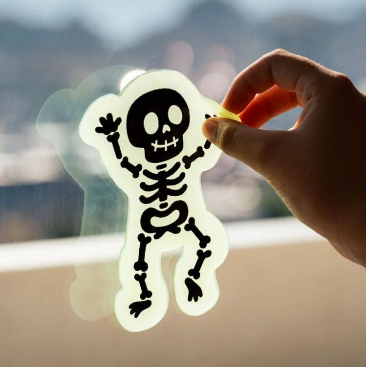Legami Raamdecoratie - Halloween - Window-Glow - Skeleton