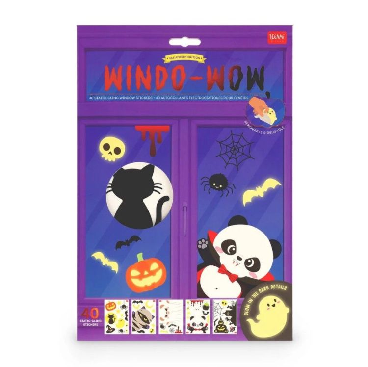 Legami Raamdecoratie - Halloween - Window-wow - Pompoen Legami Raamdecoratie - Halloween - Window-wow - Pompoen