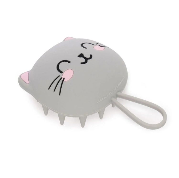 Legami Relax & shine - hoofd en shampoo kam - Kitty