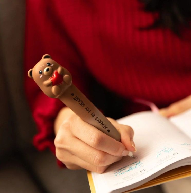 Legami Squishy Gel Pen - Squeezies Teddy