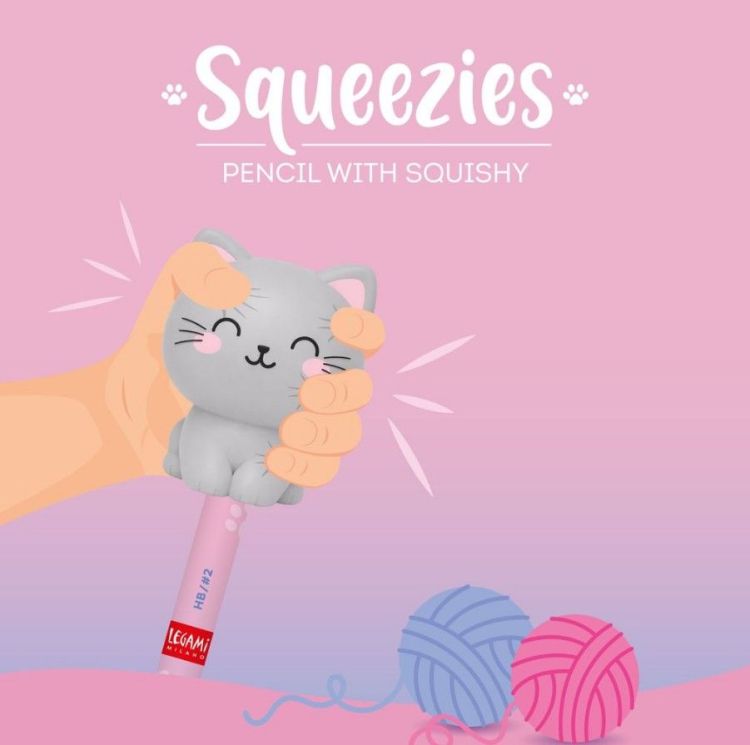 Legami Squishy potlood - Squeezies Kitty