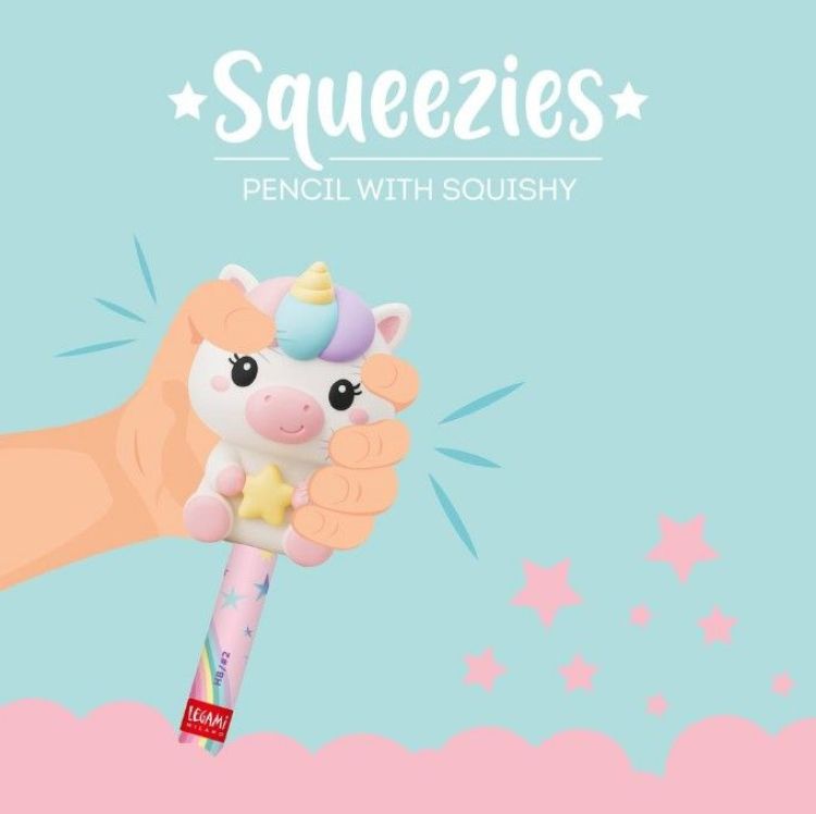 Legami Squishy potlood - Squeezies Unicorn