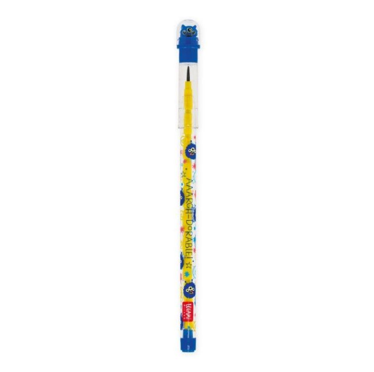 Legami Stapelpotlood met gom - Monster
