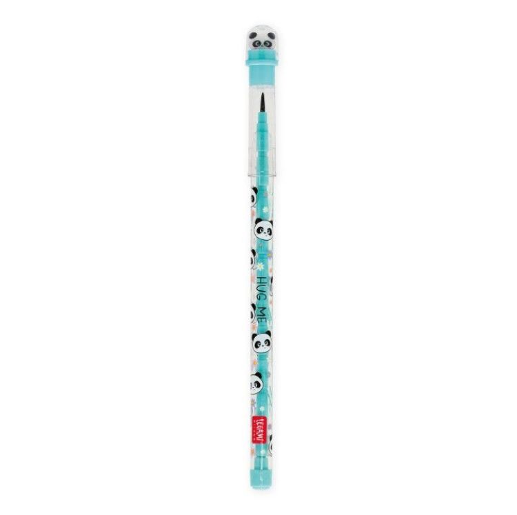 Legami Stapelpotlood met gom - Panda