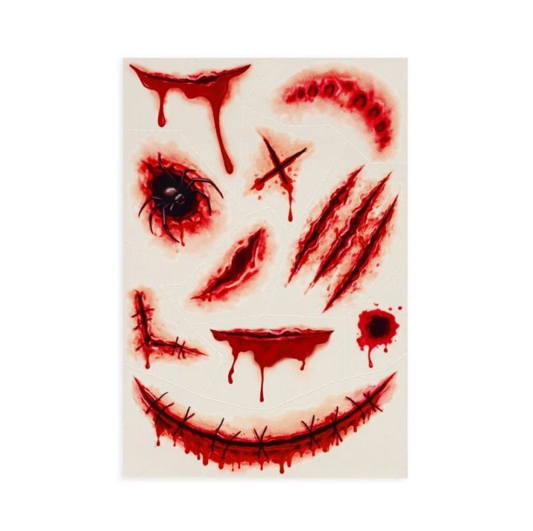 Legami Tattoos - gezicht en lichaam - Halloween