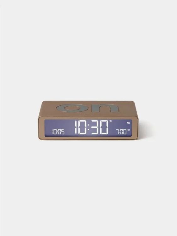 Lexon Alarm Clock Flip Classic - Goud