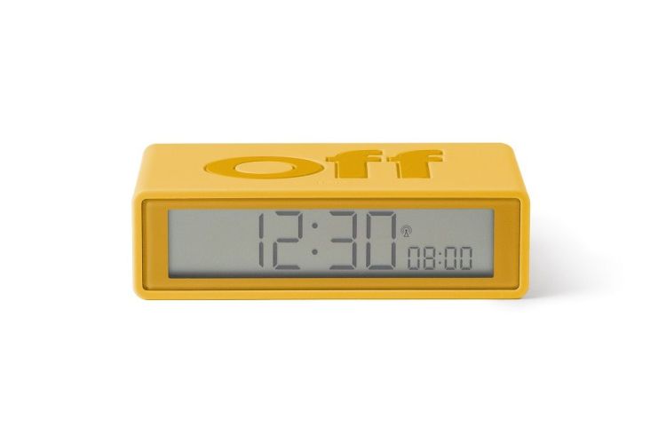 Lexon Alarm Clock Flip - geel