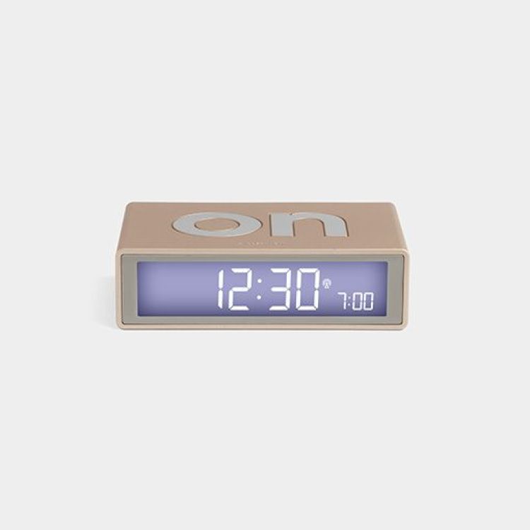 Lexon Alarm Clock Flip - goud