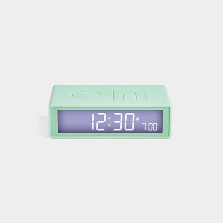 Lexon Alarm Clock Flip - mint
