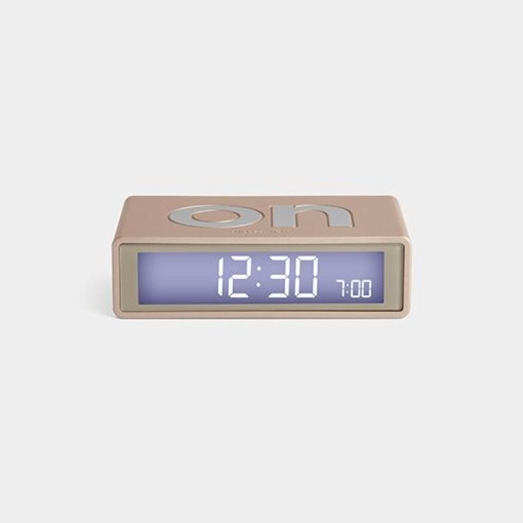 Lexon Alarm Clock Flip & Travel - goud