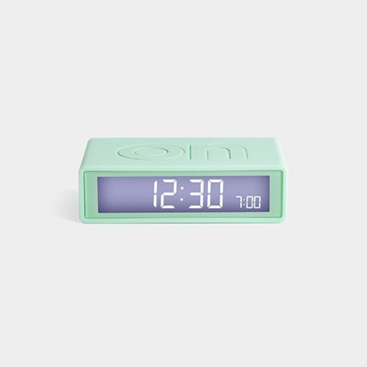 Lexon Alarm Clock Flip & Travel - mint
