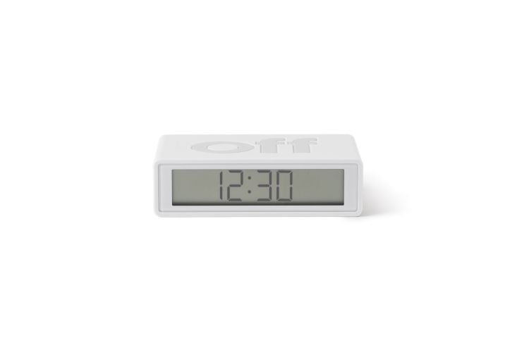 Lexon Alarm Clock Flip & Travel - wit