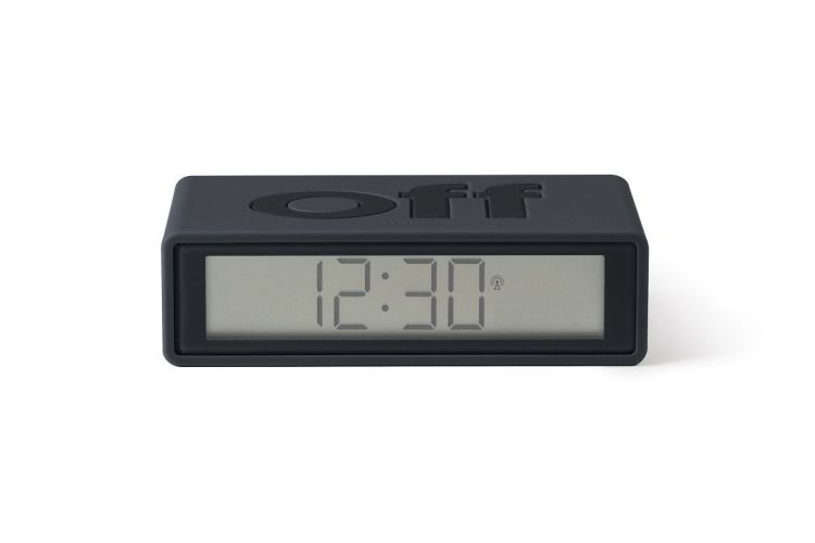 Lexon Alarm Clock Flip & Travel - zwart