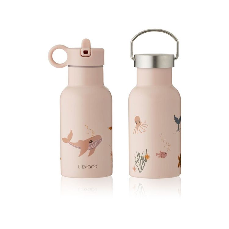 Liewood Anker water bottle - Sea creature rose mix