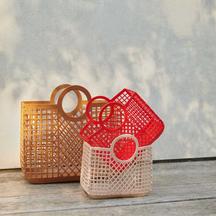 Liewood Bloom basket - Dusty mint