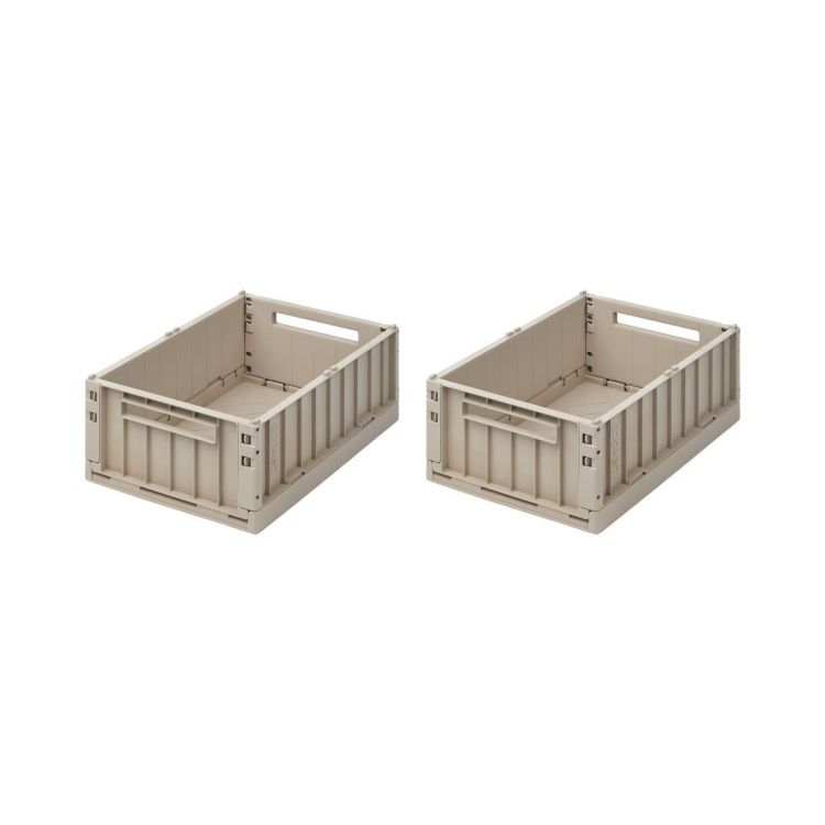 Liewood Weston opbergbox M - Sandy (2-pack)