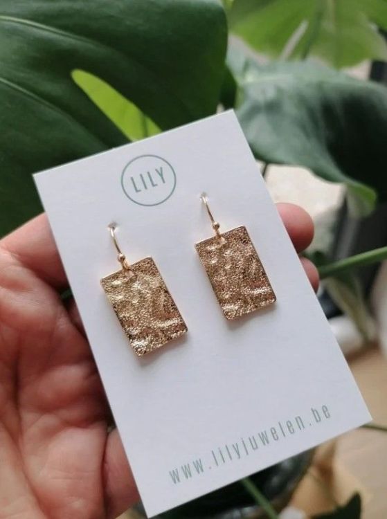 Lily Oorbellen - Flow (goud)