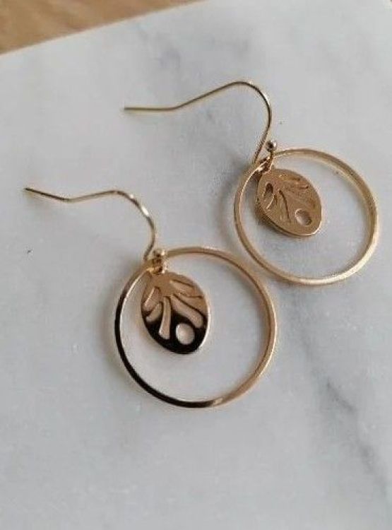 Lily Oorbellen - Lonnie (goud)