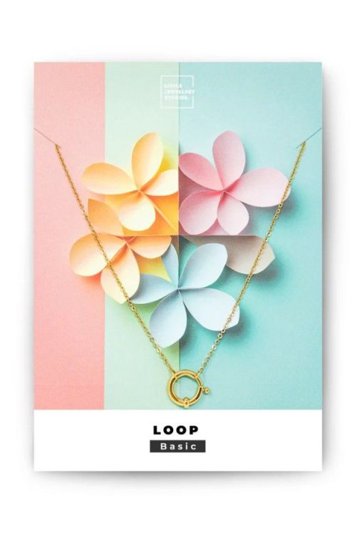 LJS Jewellery Halsketting - Loop - Goud