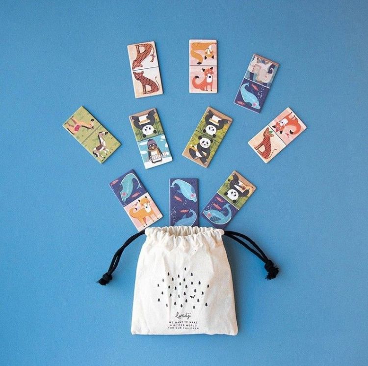 Londji Penguins and friends - Domino reversable