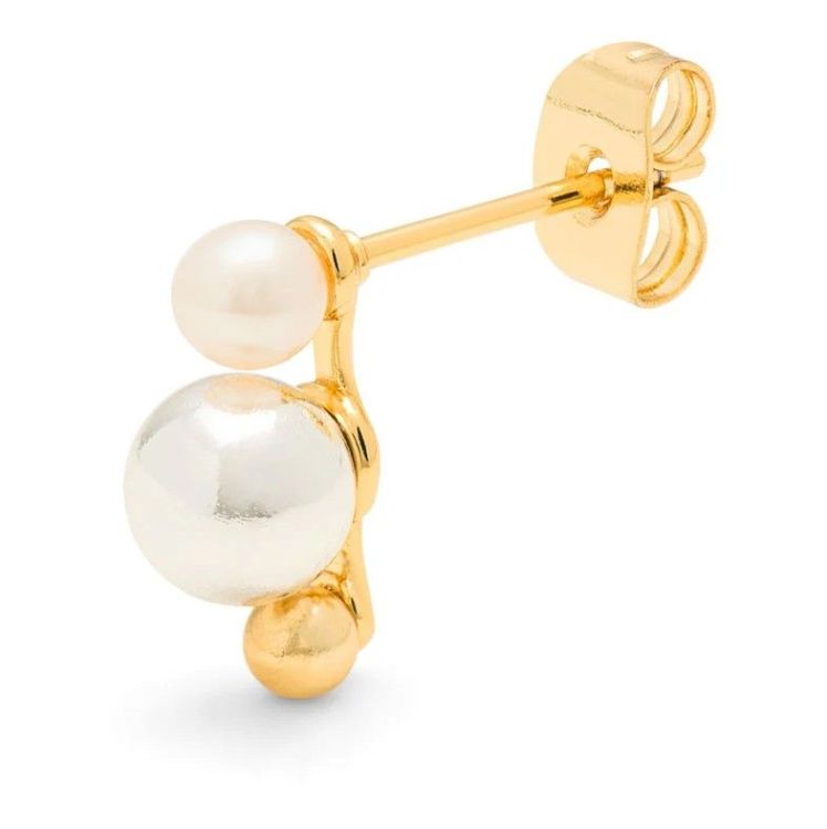 LULU COPENHAGEN Oorbel - Bouquet - Drip - Goud