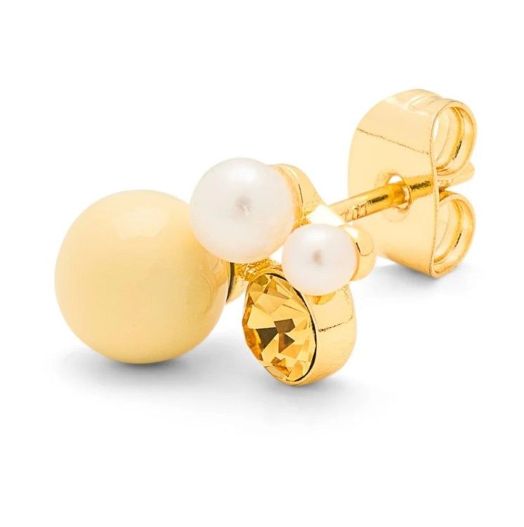 LULU COPENHAGEN Oorbel - Bouquet - Lemon - Goud