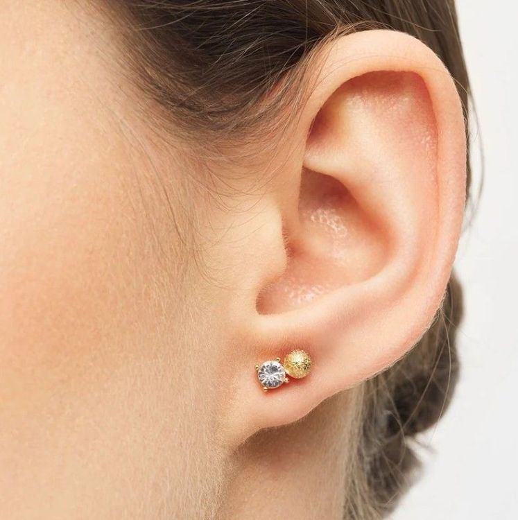 LULU COPENHAGEN Oorbel - Diamond eye - Gold