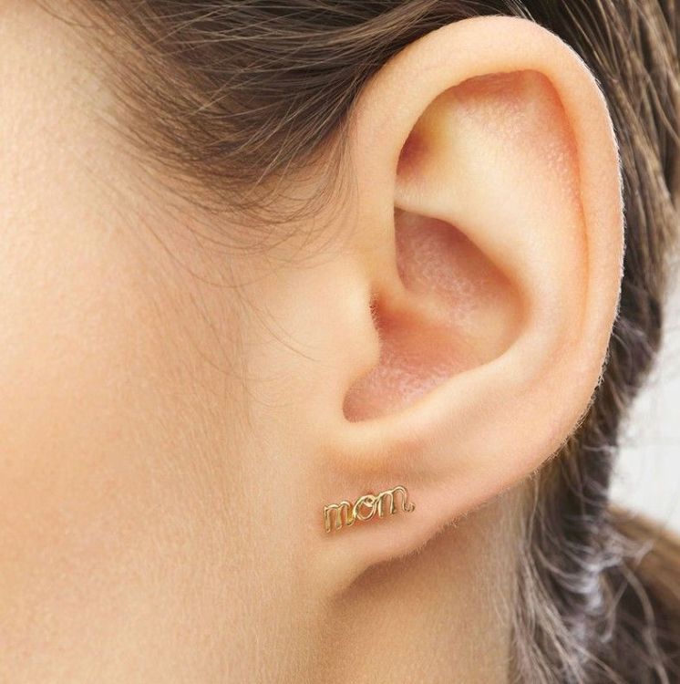 LULU COPENHAGEN Oorbel - For my mom - Goud