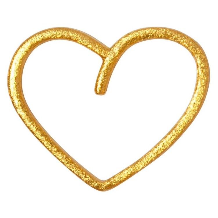 LULU COPENHAGEN Oorbel - Happy Heart - Goud
