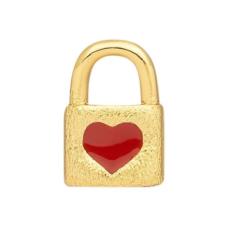 LULU COPENHAGEN Oorbel - Love lock - Gold LULU COPENHAGEN Oorbel - Love lock - Gold