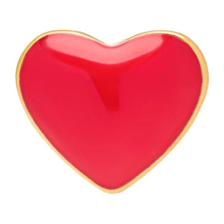 LULU COPENHAGEN Oorbel - Love U - Hot Coral