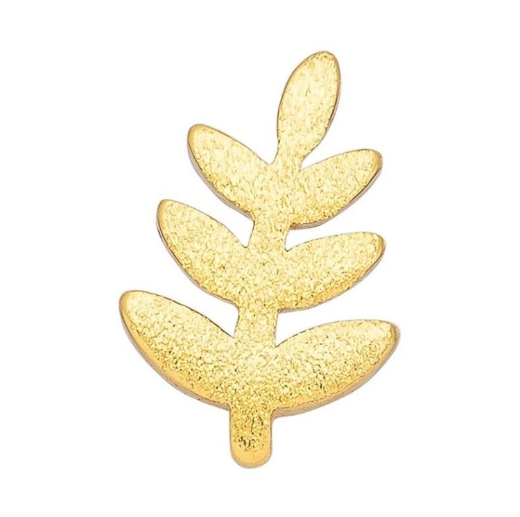 LULU COPENHAGEN Oorbel - Olive branch - Gold LULU COPENHAGEN Oorbel - Olive branch - Gold