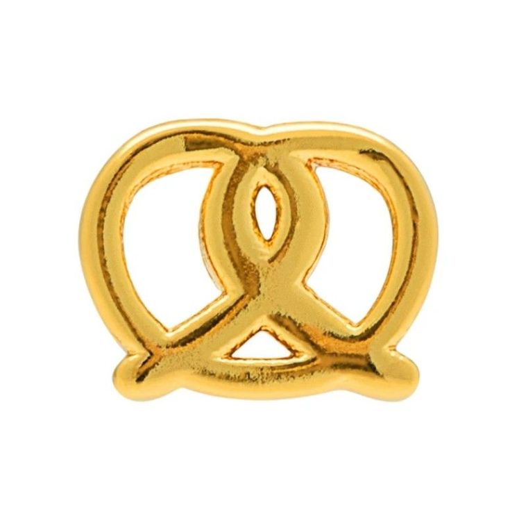 LULU COPENHAGEN Oorbel - Pretzel - Goud