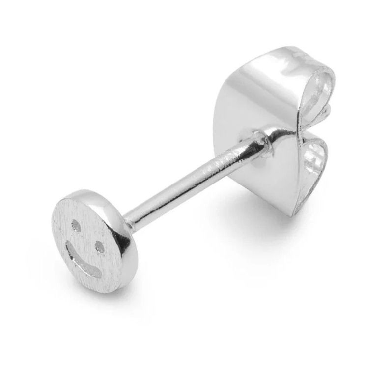 LULU COPENHAGEN Oorbel - Smiley - Zilver LULU COPENHAGEN Oorbel - Smiley - Zilver