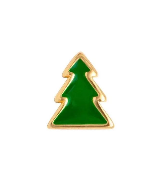 LULU COPENHAGEN Oorbel - The green tree - Goud