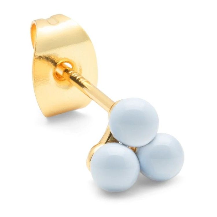 LULU COPENHAGEN Oorbel - Trio - Skyride Blue LULU COPENHAGEN Oorbel - Trio - Skyride Blue