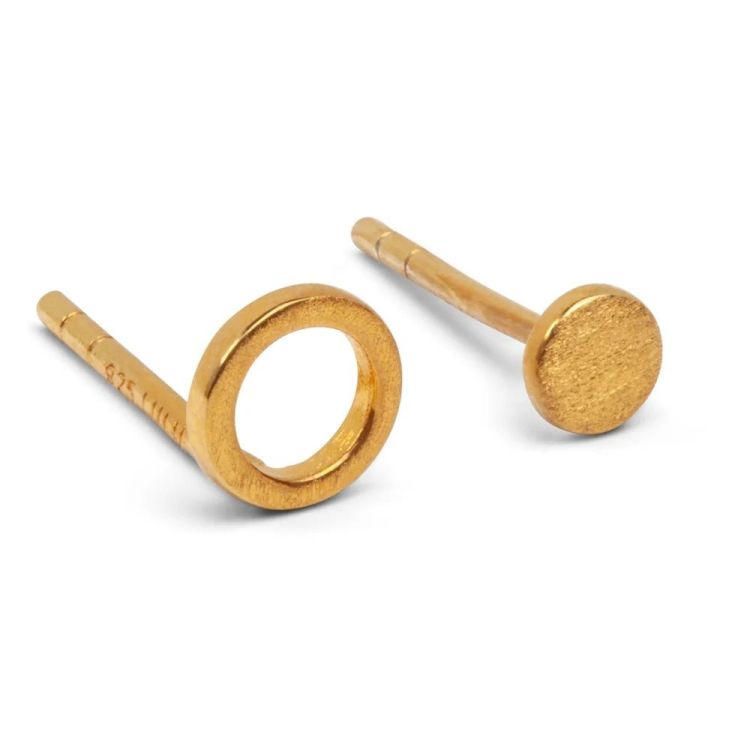LULU COPENHAGEN Oorbellen - Family Round - Goud