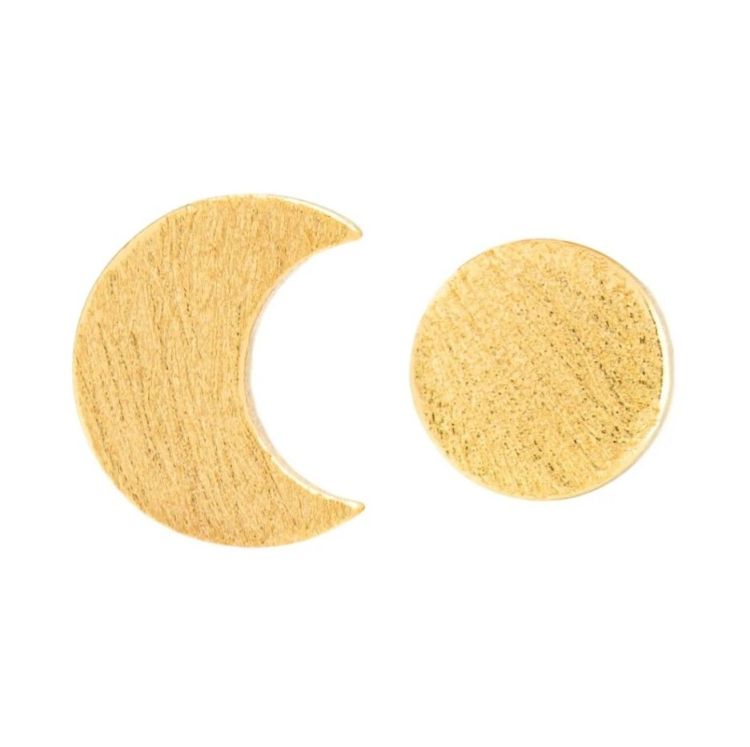 LULU COPENHAGEN Oorbellen - Family - To the moon and back - Goud