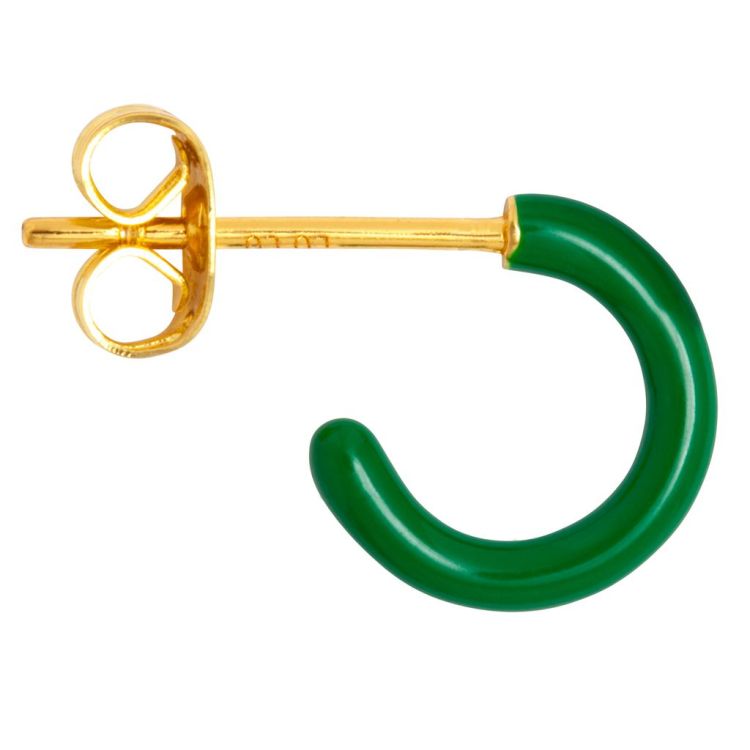 LULU COPENHAGEN Oorring - Color hoop - Green