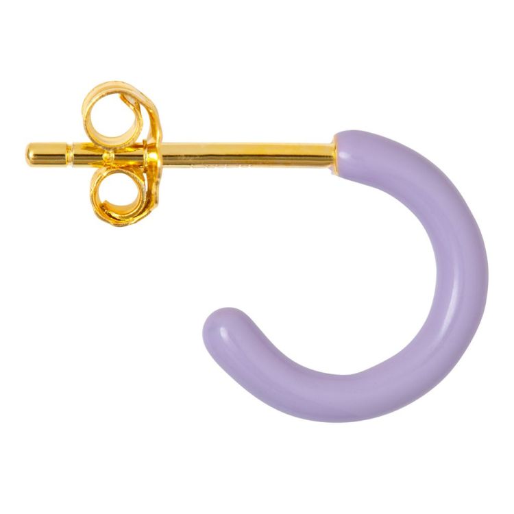 LULU COPENHAGEN Oorring - Color hoop - Purple
