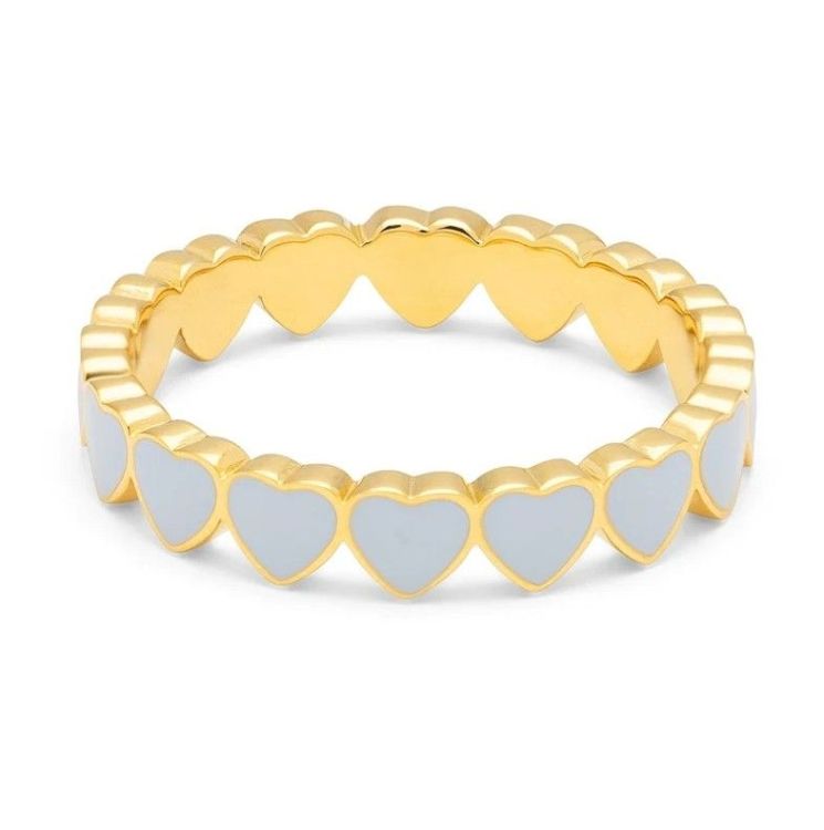 LULU COPENHAGEN Ring - Goud Skyrude blue - 55