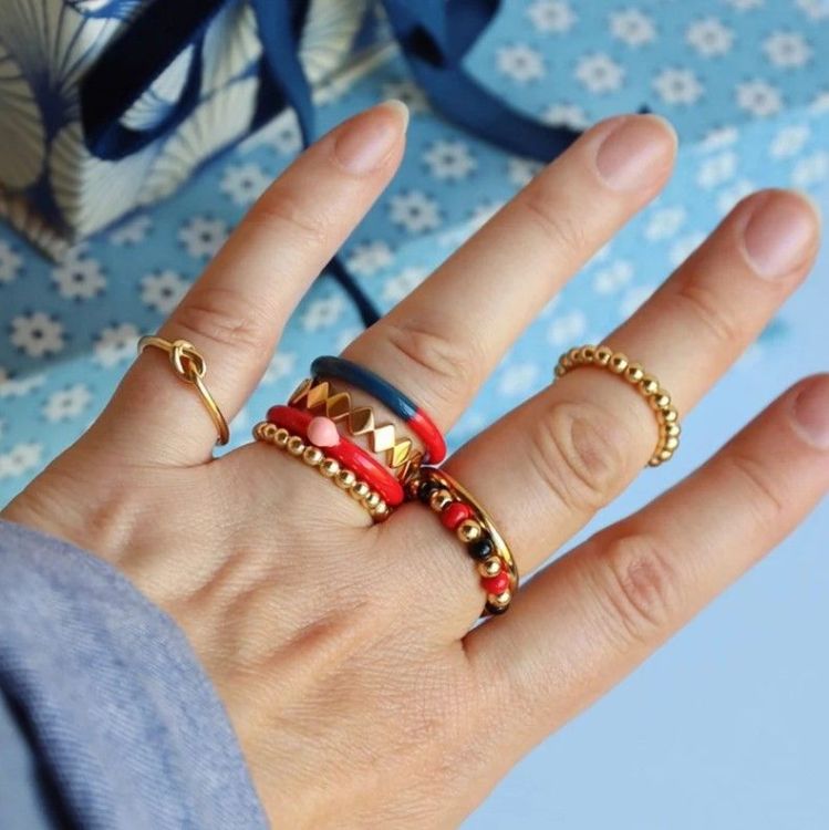 LULU COPENHAGEN Ring - Knot ring - Gold - 52