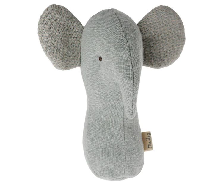 Maileg Rammelaar Lullaby Friends - Olifant/ Dusty blue