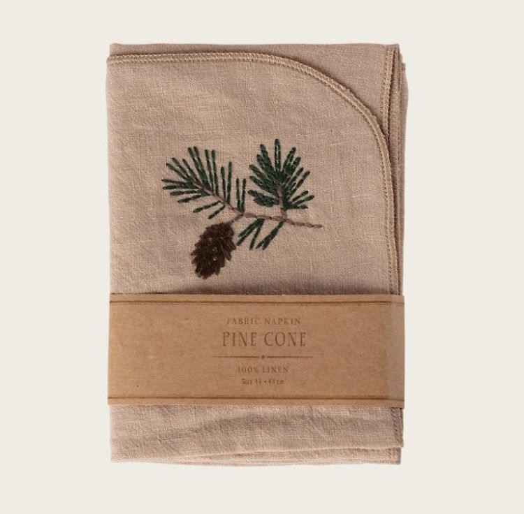 Maileg Stoffen servet - Pine cone