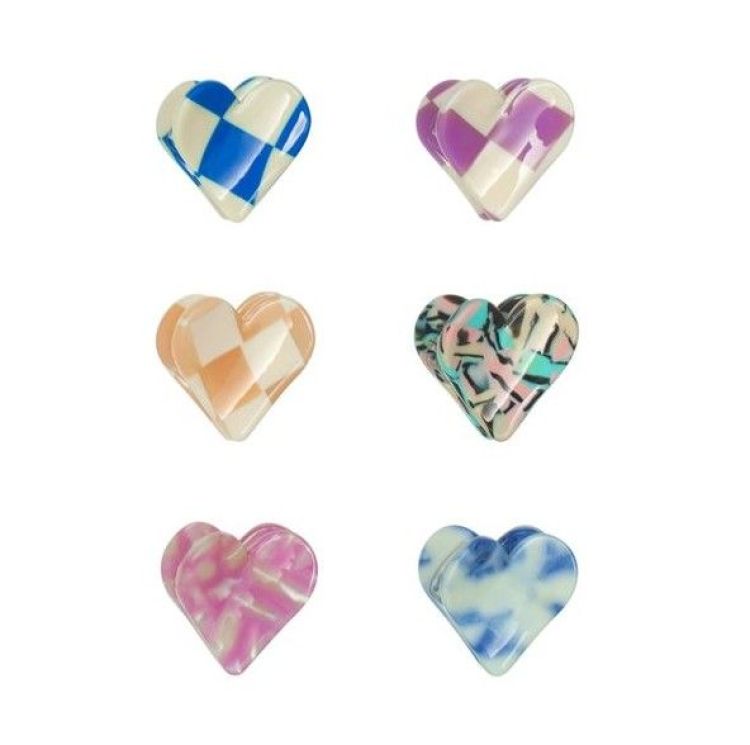 Mimi and Lula Haarspeldjes - High summer mini heart clips