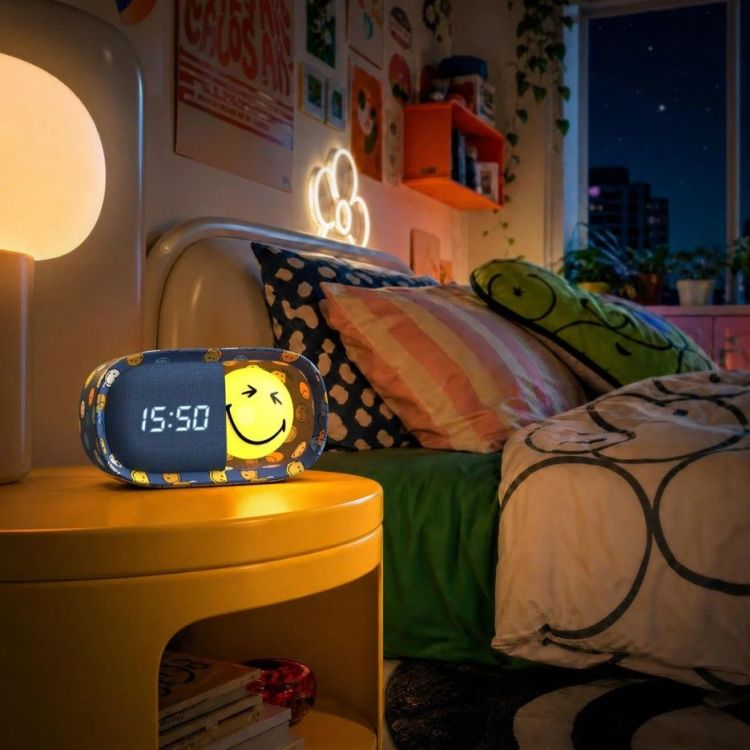 MOB Dreamy Clock | Smiley world - Donkerblauw