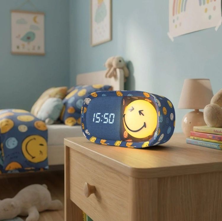 MOB Dreamy Clock | Smiley world - Donkerblauw