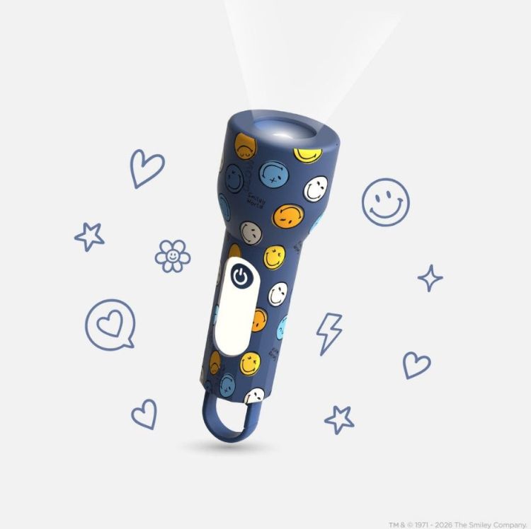 MOB Glowy | Smiley World - Donkerblauw MOB Glowy | Smiley World - Donkerblauw
